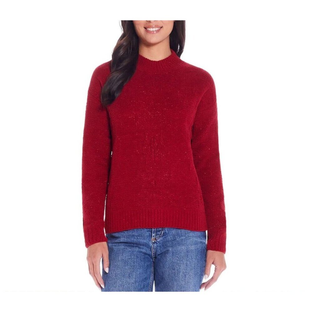 Weatherproof Vintage Women's Chenille Crewneck Sweater X- Large NWT Christmas